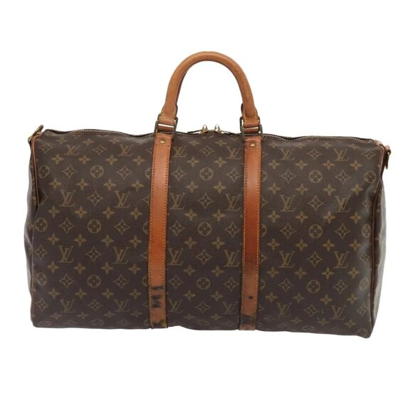LOUIS VUITTON Monogram Keepall Bandouliere 50 Boston Bag - Picture 1 of 15